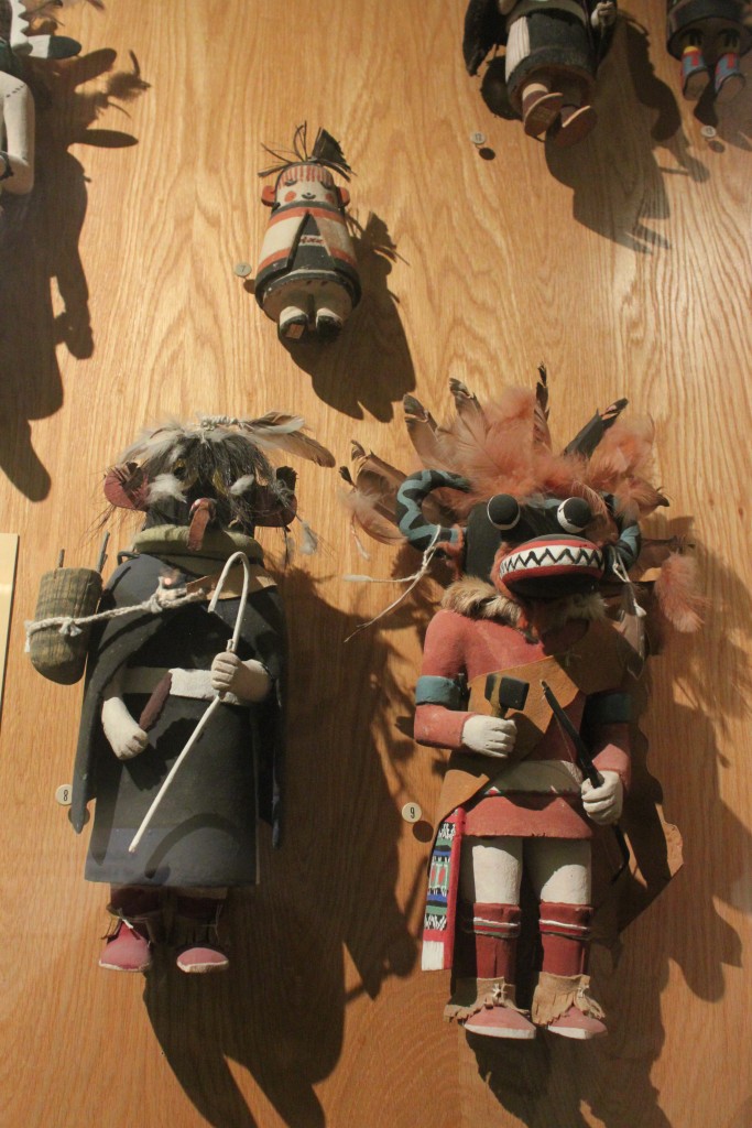 Kachinas de la collection du Museum of Northern Arizona