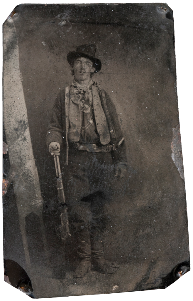 La seule photographie (Ferrotype) qui nous est parvenue de Billy the Kid.